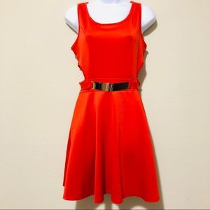 Red party dress, perfect for Christmas